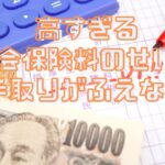 高すぎる社会保険料のせいで手取りがふえない